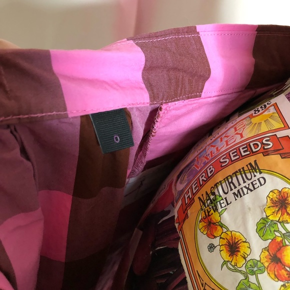 J Crew Cotton Midi Skirt Oversized Gingham Check - Picture 8 of 8